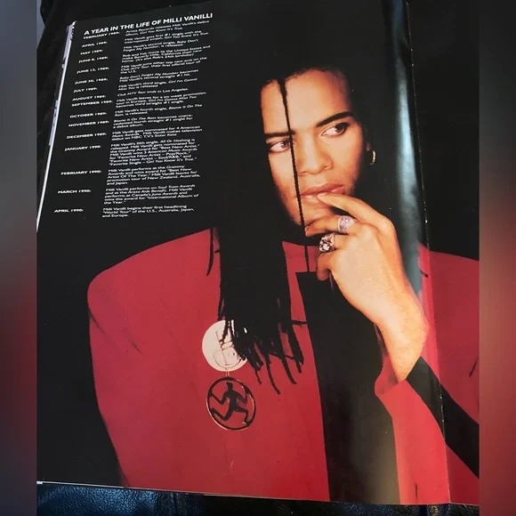 Milli Vanilli 1990 Concert Program Super Rare!! Vintage Collectible Original - Picture 7 of 9
